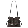 Medium Flamenco Clutch “Black Brown” a411Fc1Xdn-1103 Medium Flamenco Clutch “Black Brown” a411Fc1Xdn-1103