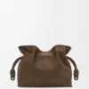 Medium Flamenco Clutch in Grained Nubuck Medium Flamenco Clutch in Grained Nubuck