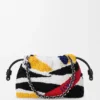 Medium Flamenco Purse in Embroidered Nappa Medium Flamenco Purse in Embroidered Nappa