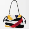 Medium Flamenco Purse in Embroidered Nappa Medium Flamenco Purse in Embroidered Nappa