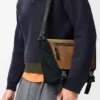 Medium Flex Messenger in Canvas and Suede
