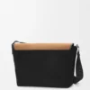 Medium Flex Messenger in Canvas and Suede