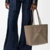 Medium Horizontal Puzzle Fold Tote in Soft Grained Calfskin Medium Horizontal Puzzle Fold Tote in Soft Grained Calfskin