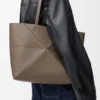 Medium Horizontal Puzzle Fold Tote in Soft Grained Calfskin Medium Horizontal Puzzle Fold Tote in Soft Grained Calfskin