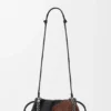 Medium Lion Beads Flamenco Purse in Beaded Canvas and Calfskin