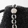 Medium Lion Beads Flamenco Purse in Beaded Canvas and Calfskin