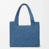 Medium Loewe Font Tote in Raffia Medium Loewe Font Tote in Raffia
