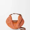 Medium Loewe Swing Bag in Raffia and Calfskin Medium Loewe Swing Bag in Raffia and Calfskin