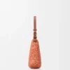 Medium Loewe Swing Bag in Raffia and Calfskin Medium Loewe Swing Bag in Raffia and Calfskin