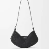 Medium Loewe Swing Bag in Raffia and Calfskin Medium Loewe Swing Bag in Raffia and Calfskin
