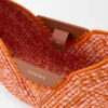 Medium Loewe Swing Bag in Raffia and Calfskin Medium Loewe Swing Bag in Raffia and Calfskin