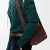 Medium Pebble Messenger Bag in Grained Nubuck
