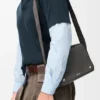 Medium Pebble Messenger Bag in Supple Grained Calfskin Medium Pebble Messenger Bag in Supple Grained Calfskin