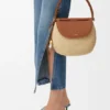 Medium Pescador Bag in Raffia and Calfskin Medium Pescador Bag in Raffia and Calfskin