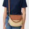 Medium Pescador Bag in Raffia and Calfskin Medium Pescador Bag in Raffia and Calfskin