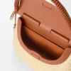 Medium Pescador Bag in Raffia and Calfskin Medium Pescador Bag in Raffia and Calfskin