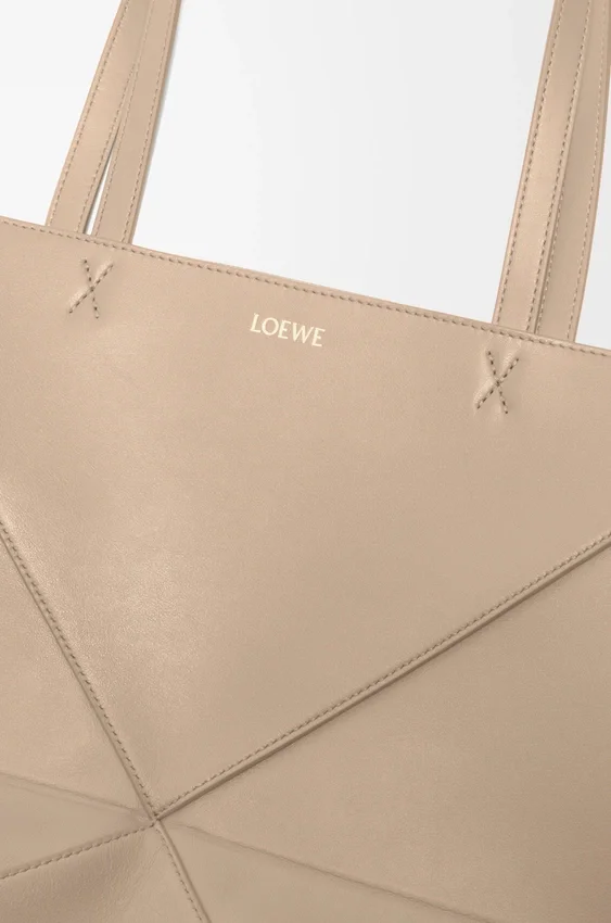 Medium Puzzle Fold Tote in Shiny Calfskin Medium Puzzle Fold Tote in Shiny Calfskin