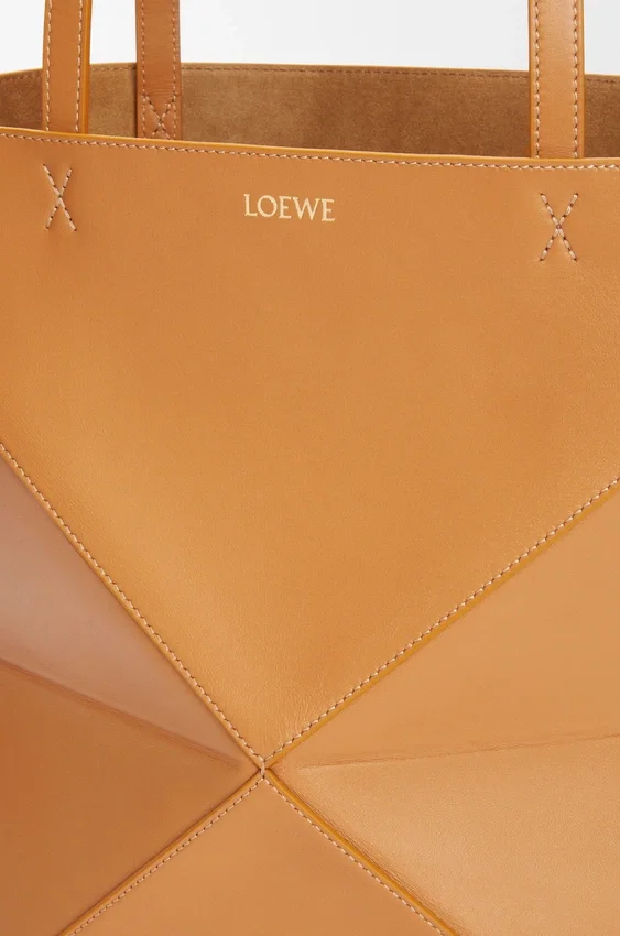 Medium Puzzle Fold Tote in Shiny Calfskin Medium Puzzle Fold Tote in Shiny Calfskin