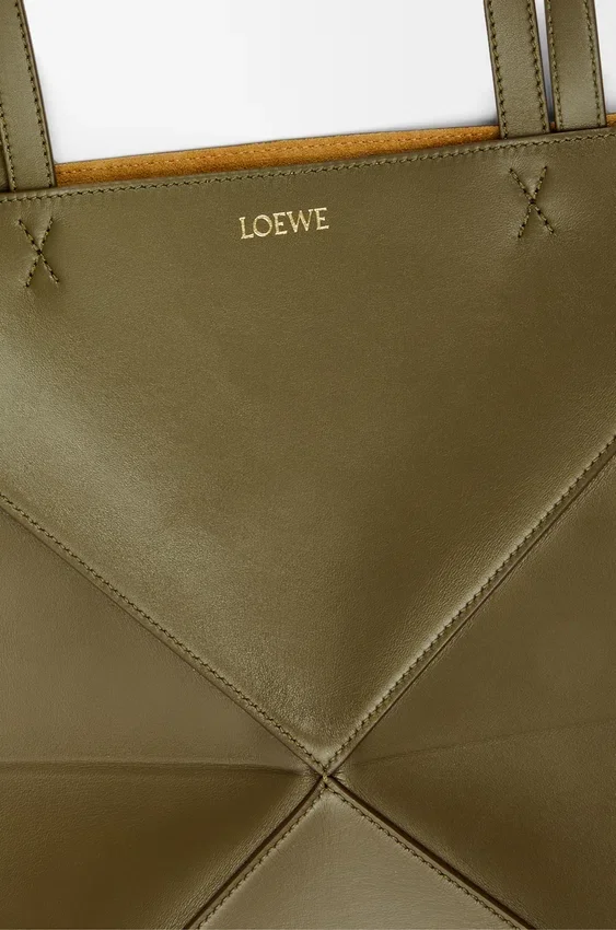 Medium Puzzle Fold Tote in Shiny Calfskin Medium Puzzle Fold Tote in Shiny Calfskin