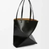 Medium Puzzle Fold Tote in Shiny Calfskin Medium Puzzle Fold Tote in Shiny Calfskin