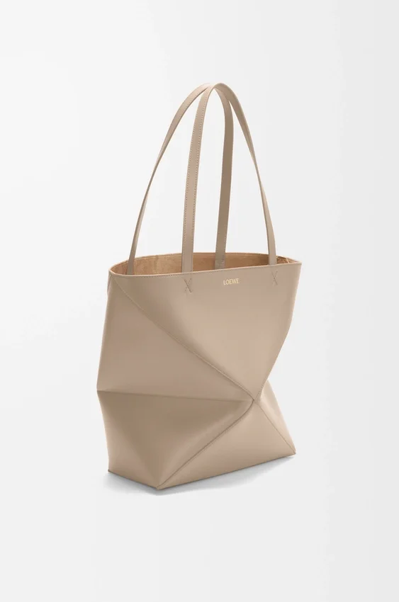 Medium Puzzle Fold Tote in Shiny Calfskin Medium Puzzle Fold Tote in Shiny Calfskin
