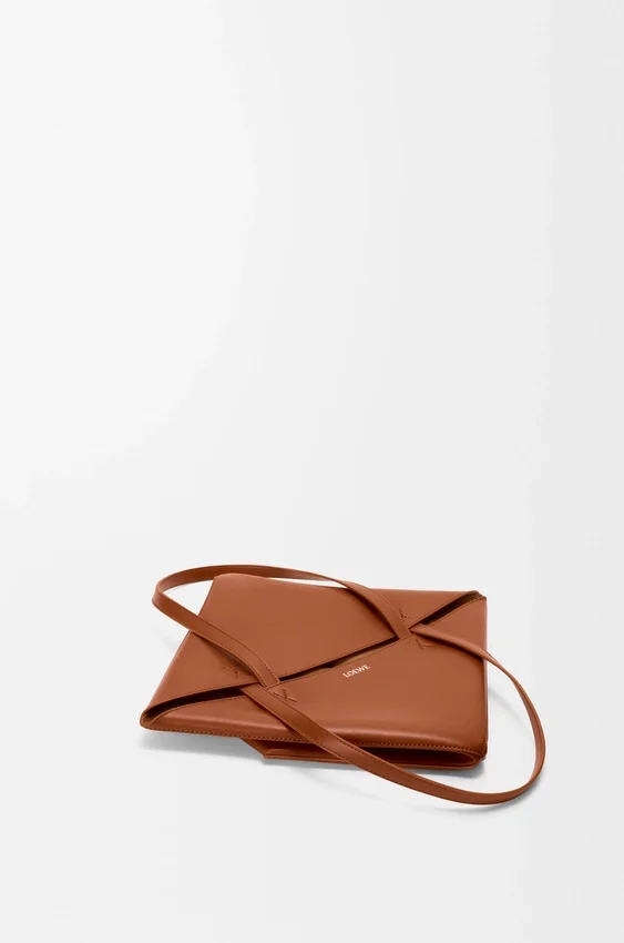 Medium Puzzle Fold Tote in Shiny Calfskin Medium Puzzle Fold Tote in Shiny Calfskin