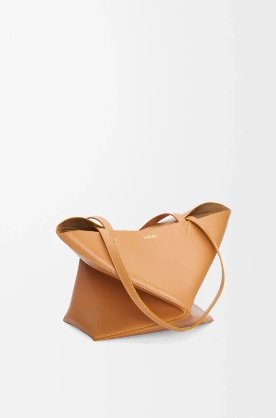 Medium Puzzle Fold Tote in Shiny Calfskin Medium Puzzle Fold Tote in Shiny Calfskin