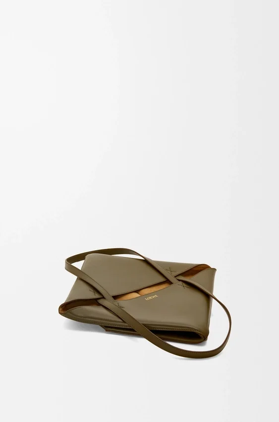 Medium Puzzle Fold Tote in Shiny Calfskin Medium Puzzle Fold Tote in Shiny Calfskin