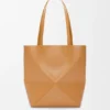 Medium Puzzle Fold Tote in Shiny Calfskin Medium Puzzle Fold Tote in Shiny Calfskin