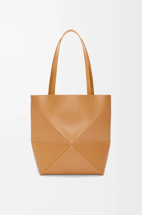 Medium Puzzle Fold Tote in Shiny Calfskin Medium Puzzle Fold Tote in Shiny Calfskin