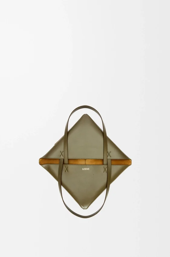 Medium Puzzle Fold Tote in Shiny Calfskin Medium Puzzle Fold Tote in Shiny Calfskin