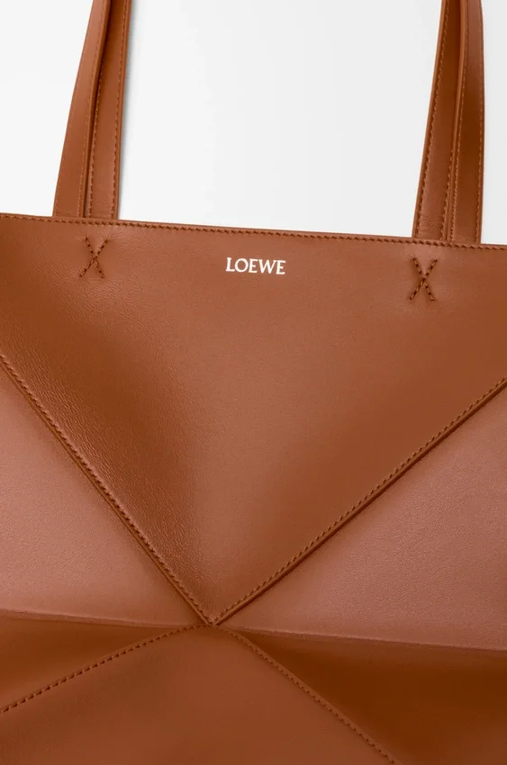Medium Puzzle Fold Tote in Shiny Calfskin Medium Puzzle Fold Tote in Shiny Calfskin