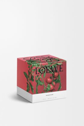 Medium Tomato Leaves Candle
