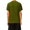 Men”S Loewe Anagram Classic Embroidered Cotton Round Neck Short Sleeve Green H6109230Cr-4160