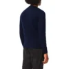 Men”S Loewe Anagram Cotton Round Neck Alphabet Embroidered Sports Classic Navy Blue H526Y24J02-5110