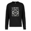 Men”S Loewe Anagram Embroidered Sports Black P00446091