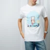 Men”S Loewe Aw19 Painting Short Sleeve White H6299720Si
