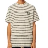 Men”S Loewe Stripe Short Sleeve White H6109650Pc-2396