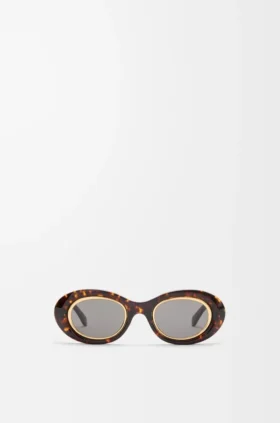 Mini Anagram Oval Sunglasses