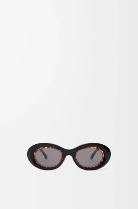 Mini Anagram Oval Sunglasses