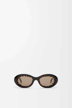 Mini Anagram Oval Sunglasses