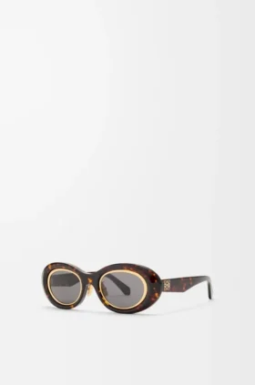 Mini Anagram Oval Sunglasses