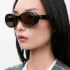 Mini Anagram Oval Sunglasses Mini Anagram Oval Sunglasses