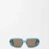 Mini Anagram Steps Rectangular Sunglasses Mini Anagram Steps Rectangular Sunglasses