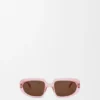 Mini Anagram Steps Rectangular Sunglasses Mini Anagram Steps Rectangular Sunglasses