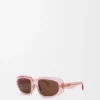 Mini Anagram Steps Rectangular Sunglasses Mini Anagram Steps Rectangular Sunglasses