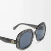 Mini Anagram Steps Square Sunglasses Mini Anagram Steps Square Sunglasses
