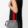 Mini Flamenco Purse in Beads and Nappa Lambskin