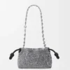Mini Flamenco Purse in Beads and Nappa Lambskin