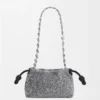 Mini Flamenco Purse in Beads and Nappa Lambskin